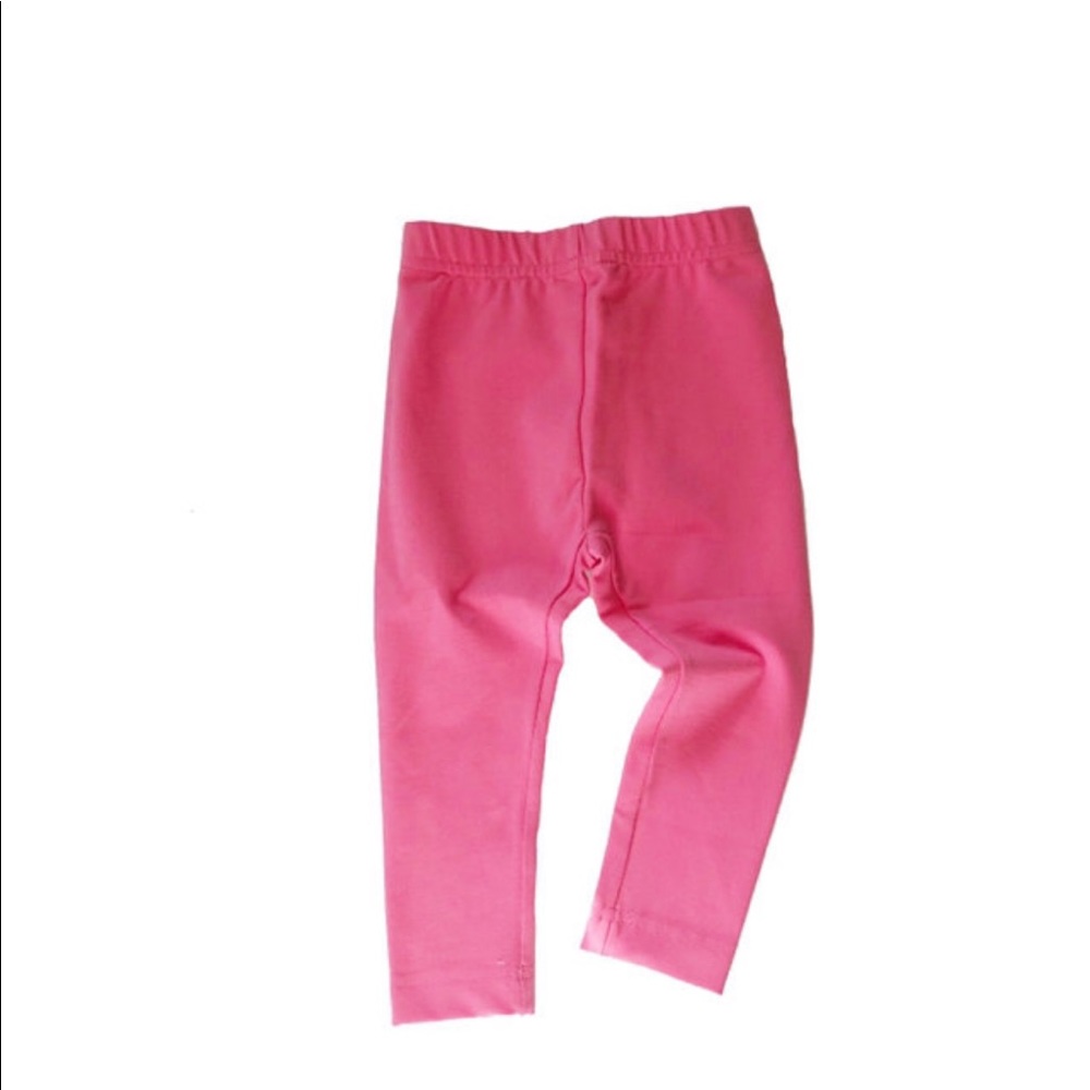NWT Hanna Andersson Pink Capri Leggings SZ 80/2T